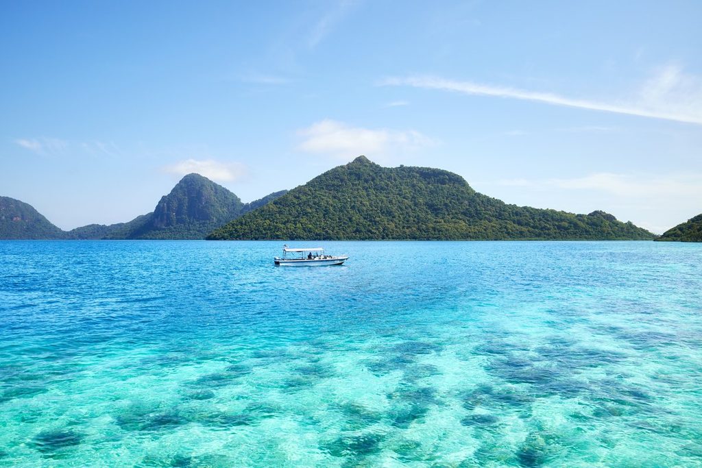 Bohey Dulang Island in Sabah, Malaysia. Source: Shutterstock / Maciej Bledowski