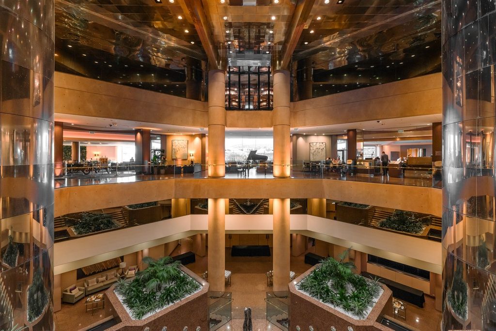 Atrium lobby at InterContinental Adelaide