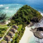 Aerial view of Matamanoa Island Resort, Fiji, Fijian Island Resort - Luxury Escapes