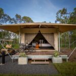 A tent at Mount Mulligan Lodge, an Outback QLD stay recognised with a Michelin Key