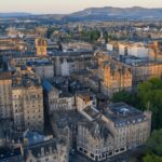 Aerial view of Edinburgh - Luxury Escapes