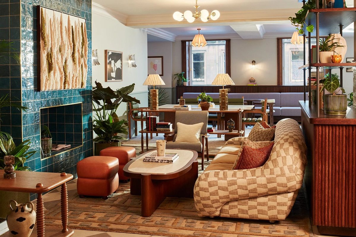 Lobby lounge at The Hoxton Edinburgh - Luxury Escapes
