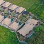 Aerial shot of Ubud Mas Glamping