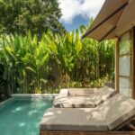 The private pool glamping tents at Ubud Mas Glamping