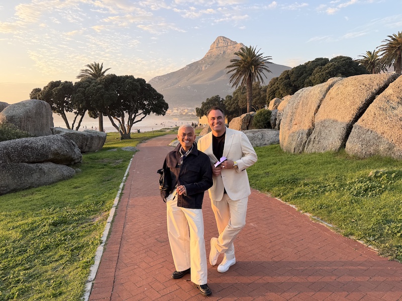Khanh Ong and MIguel Maestre find joy in Cape Town on the set of Luxury Escapes: The World's Best Holidays
