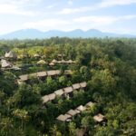 Aerial view of Akohara Buahan Village Retreat