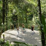 Yoga deck at Akohara Buahan Village Retreat