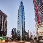 Shadow Play by Peppers tower exterior in Melbourne