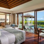 Ocean pool villa bedroom at The Seminyak Beach Resort & Spa, Bali