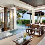 Ocean pool villa terrace at The Seminyak Beach Resort & Spa, Bali